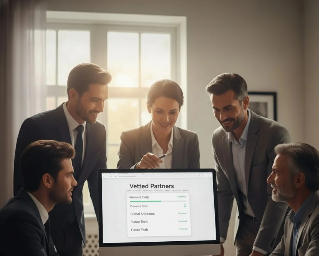 Vetted partner businesses screened by compliance